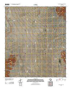 Square Mesa Texas Historical topographic map, 1:24000 scale, 7.5 X 7.5 Minute, Year 2010