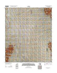 Square Mesa Texas Historical topographic map, 1:24000 scale, 7.5 X 7.5 Minute, Year 2012