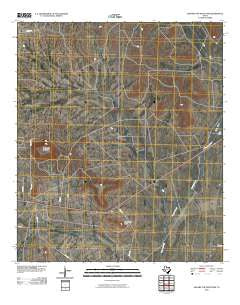 Square Top Mountain Texas Historical topographic map, 1:24000 scale, 7.5 X 7.5 Minute, Year 2010