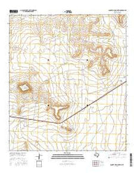 Square Top Mountain Texas Current topographic map, 1:24000 scale, 7.5 X 7.5 Minute, Year 2016