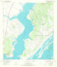 St. Charles Bay Texas Historical topographic map, 1:24000 scale, 7.5 X 7.5 Minute, Year 1952