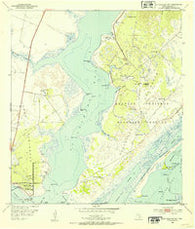 St. Charles Bay Texas Historical topographic map, 1:24000 scale, 7.5 X 7.5 Minute, Year 1952