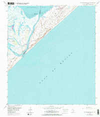 St. Charles Bay SE Texas Historical topographic map, 1:24000 scale, 7.5 X 7.5 Minute, Year 1952