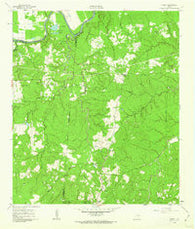 Staley Texas Historical topographic map, 1:24000 scale, 7.5 X 7.5 Minute, Year 1961