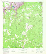 Staley Texas Historical topographic map, 1:24000 scale, 7.5 X 7.5 Minute, Year 1961