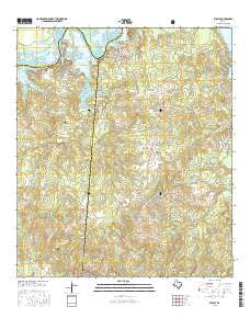 Staley Texas Current topographic map, 1:24000 scale, 7.5 X 7.5 Minute, Year 2016