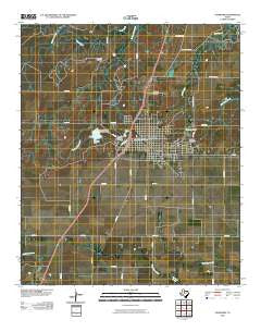 Stamford Texas Historical topographic map, 1:24000 scale, 7.5 X 7.5 Minute, Year 2010