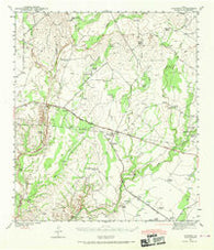 Standart Texas Historical topographic map, 1:62500 scale, 15 X 15 Minute, Year 1941