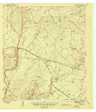 Standart Texas Historical topographic map, 1:62500 scale, 15 X 15 Minute, Year 1943
