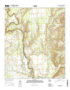 Stanmire Lake Texas Current topographic map, 1:24000 scale, 7.5 X 7.5 Minute, Year 2016