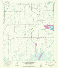 Stanolind Reservoir Texas Historical topographic map, 1:24000 scale, 7.5 X 7.5 Minute, Year 1962