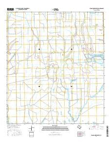 Stanolind Reservoir Texas Current topographic map, 1:24000 scale, 7.5 X 7.5 Minute, Year 2016