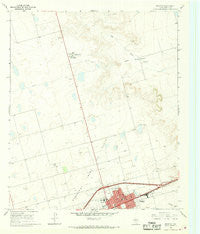 Stanton Texas Historical topographic map, 1:24000 scale, 7.5 X 7.5 Minute, Year 1966