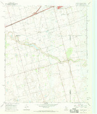 Stanton SE Texas Historical topographic map, 1:24000 scale, 7.5 X 7.5 Minute, Year 1966
