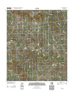 Star Texas Historical topographic map, 1:24000 scale, 7.5 X 7.5 Minute, Year 2012