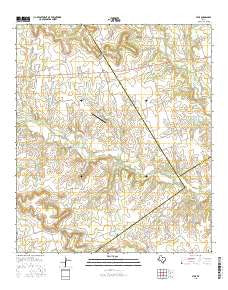 Star Texas Current topographic map, 1:24000 scale, 7.5 X 7.5 Minute, Year 2016