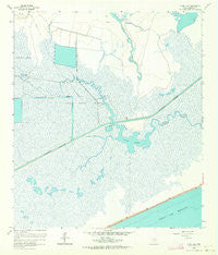 Star Lake Texas Historical topographic map, 1:24000 scale, 7.5 X 7.5 Minute, Year 1961