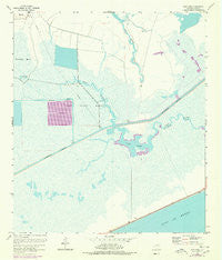 Star Lake Texas Historical topographic map, 1:24000 scale, 7.5 X 7.5 Minute, Year 1961