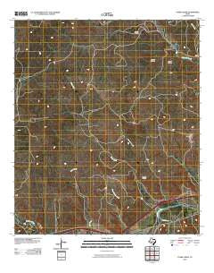 Stark Creek Texas Historical topographic map, 1:24000 scale, 7.5 X 7.5 Minute, Year 2010