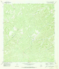 Steel Star Draw Texas Historical topographic map, 1:24000 scale, 7.5 X 7.5 Minute, Year 1970