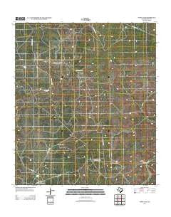 Steen Lake Texas Historical topographic map, 1:24000 scale, 7.5 X 7.5 Minute, Year 2012