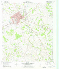 Stephenville Texas Historical topographic map, 1:24000 scale, 7.5 X 7.5 Minute, Year 1961
