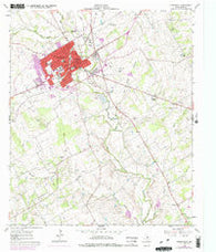 Stephenville Texas Historical topographic map, 1:24000 scale, 7.5 X 7.5 Minute, Year 1961