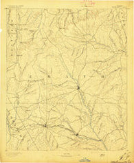 Stephenville Texas Historical topographic map, 1:125000 scale, 30 X 30 Minute, Year 1890