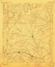 Stephenville Texas Historical topographic map, 1:125000 scale, 30 X 30 Minute, Year 1890