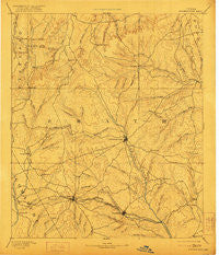 Stephenville Texas Historical topographic map, 1:125000 scale, 30 X 30 Minute, Year 1890
