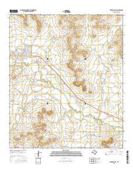Sterling City Texas Current topographic map, 1:24000 scale, 7.5 X 7.5 Minute, Year 2016