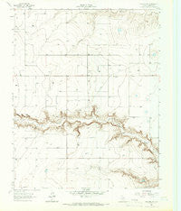 Stevens SW Texas Historical topographic map, 1:24000 scale, 7.5 X 7.5 Minute, Year 1964