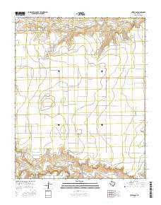 Stevens SE Texas Current topographic map, 1:24000 scale, 7.5 X 7.5 Minute, Year 2016