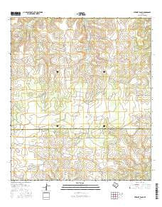 Stewart Ranch Texas Current topographic map, 1:24000 scale, 7.5 X 7.5 Minute, Year 2016