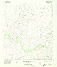 Stiles NW Texas Historical topographic map, 1:24000 scale, 7.5 X 7.5 Minute, Year 1970
