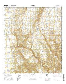 Stillwell Mountain Texas Current topographic map, 1:24000 scale, 7.5 X 7.5 Minute, Year 2016