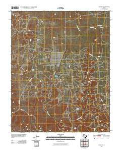 Stinnett Texas Historical topographic map, 1:24000 scale, 7.5 X 7.5 Minute, Year 2010