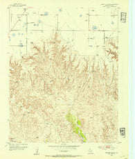Stinnett Station Texas Historical topographic map, 1:24000 scale, 7.5 X 7.5 Minute, Year 1953