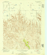Stinnett Station Texas Historical topographic map, 1:24000 scale, 7.5 X 7.5 Minute, Year 1953