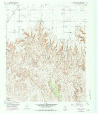 Stinnett Station Texas Historical topographic map, 1:24000 scale, 7.5 X 7.5 Minute, Year 1953