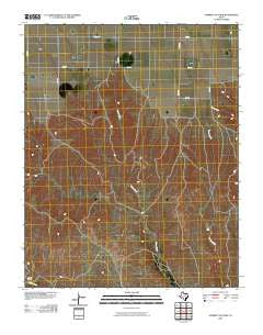 Stinnett Station Texas Historical topographic map, 1:24000 scale, 7.5 X 7.5 Minute, Year 2010