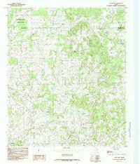 Stockard Texas Historical topographic map, 1:24000 scale, 7.5 X 7.5 Minute, Year 1984