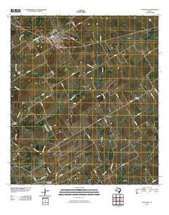 Stockdale Texas Historical topographic map, 1:24000 scale, 7.5 X 7.5 Minute, Year 2010