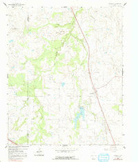 Stoneburg Texas Historical topographic map, 1:24000 scale, 7.5 X 7.5 Minute, Year 1961