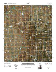 Stoneham Texas Historical topographic map, 1:24000 scale, 7.5 X 7.5 Minute, Year 2010