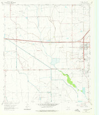 Stowell Texas Historical topographic map, 1:24000 scale, 7.5 X 7.5 Minute, Year 1962