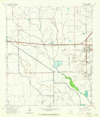 Stowell Texas Historical topographic map, 1:24000 scale, 7.5 X 7.5 Minute, Year 1962
