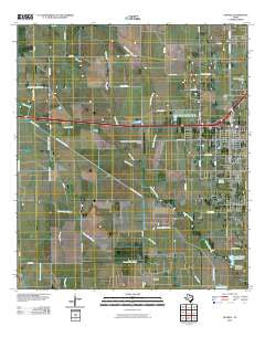 Stowell Texas Historical topographic map, 1:24000 scale, 7.5 X 7.5 Minute, Year 2010