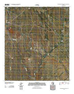 Straddlebug Mountain Texas Historical topographic map, 1:24000 scale, 7.5 X 7.5 Minute, Year 2010