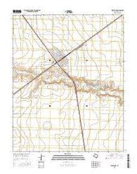 Stratford Texas Current topographic map, 1:24000 scale, 7.5 X 7.5 Minute, Year 2016